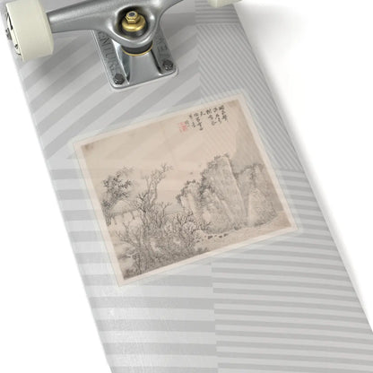 Cao Jian - Landscapes in the Styles of Various Artists - dated 1716 v8 - STICKER Vinyl Kiss-Cut Decal