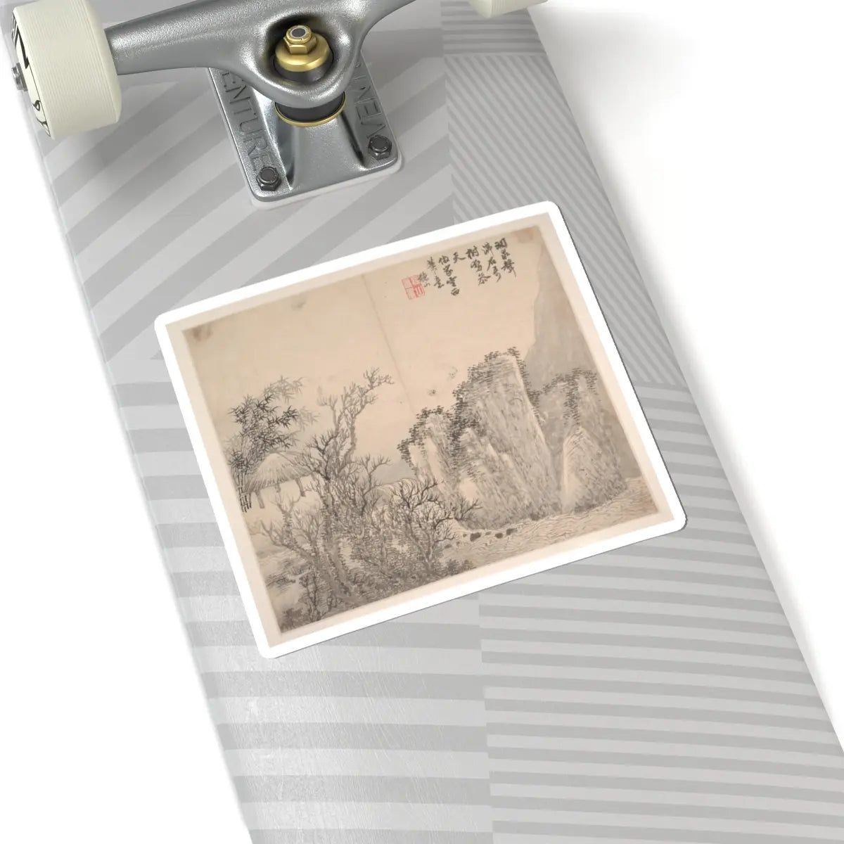 Cao Jian - Landscapes in the Styles of Various Artists - dated 1716 v8 - STICKER Vinyl Kiss-Cut Decal