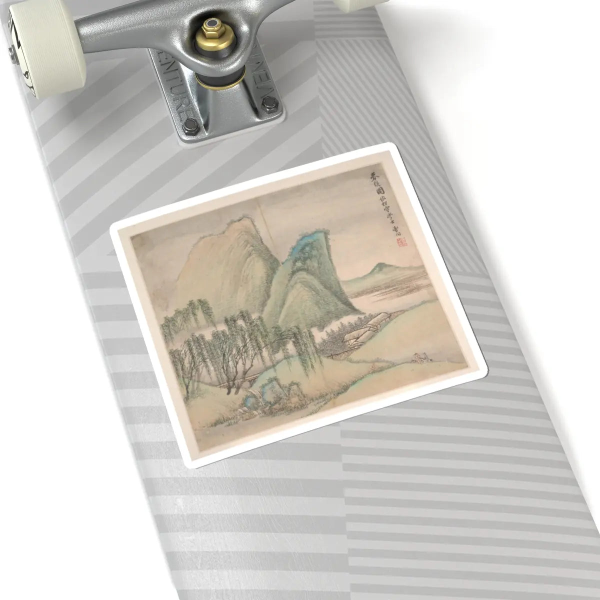 Cao Jian - Landscapes in the Styles of Various Artists - dated 1716 v9 - STICKER Vinyl Kiss-Cut Decal