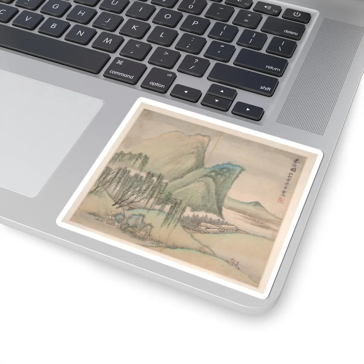 Cao Jian - Landscapes in the Styles of Various Artists - dated 1716 v9 - STICKER Vinyl Kiss-Cut Decal