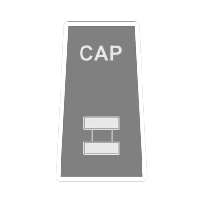 CAP O3 (United States) (Military Rank) STICKER Vinyl Kiss-Cut Decal 3 Inch White - The Sticker Space