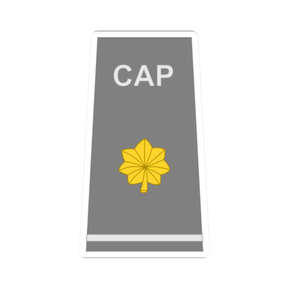 CAP O4 (United States) (Military Rank) STICKER Vinyl Kiss-Cut Decal 2 Inch White - The Sticker Space