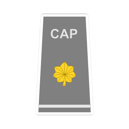 CAP O4 (United States) (Military Rank) STICKER Vinyl Kiss-Cut Decal 3 Inch White - The Sticker Space