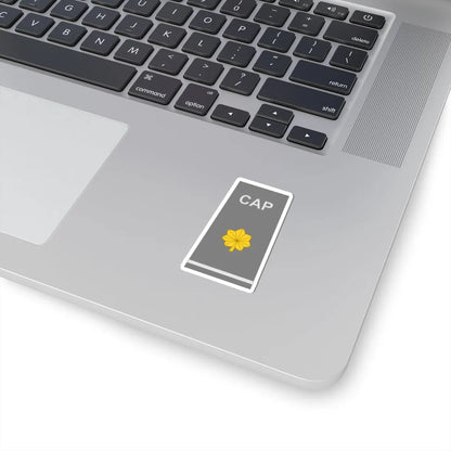 CAP O4 (United States) (Military Rank) STICKER Vinyl Kiss-Cut Decal - The Sticker Space