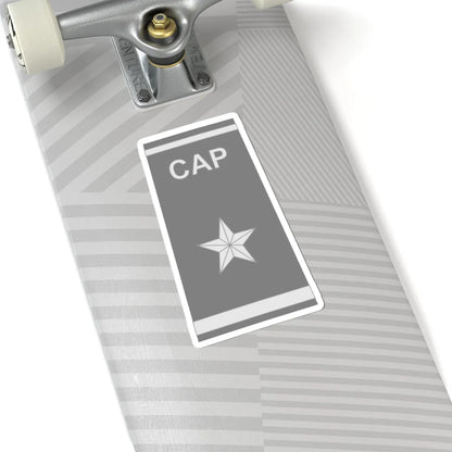 CAP O7 (United States) (Military Rank) STICKER Vinyl Kiss-Cut Decal - The Sticker Space