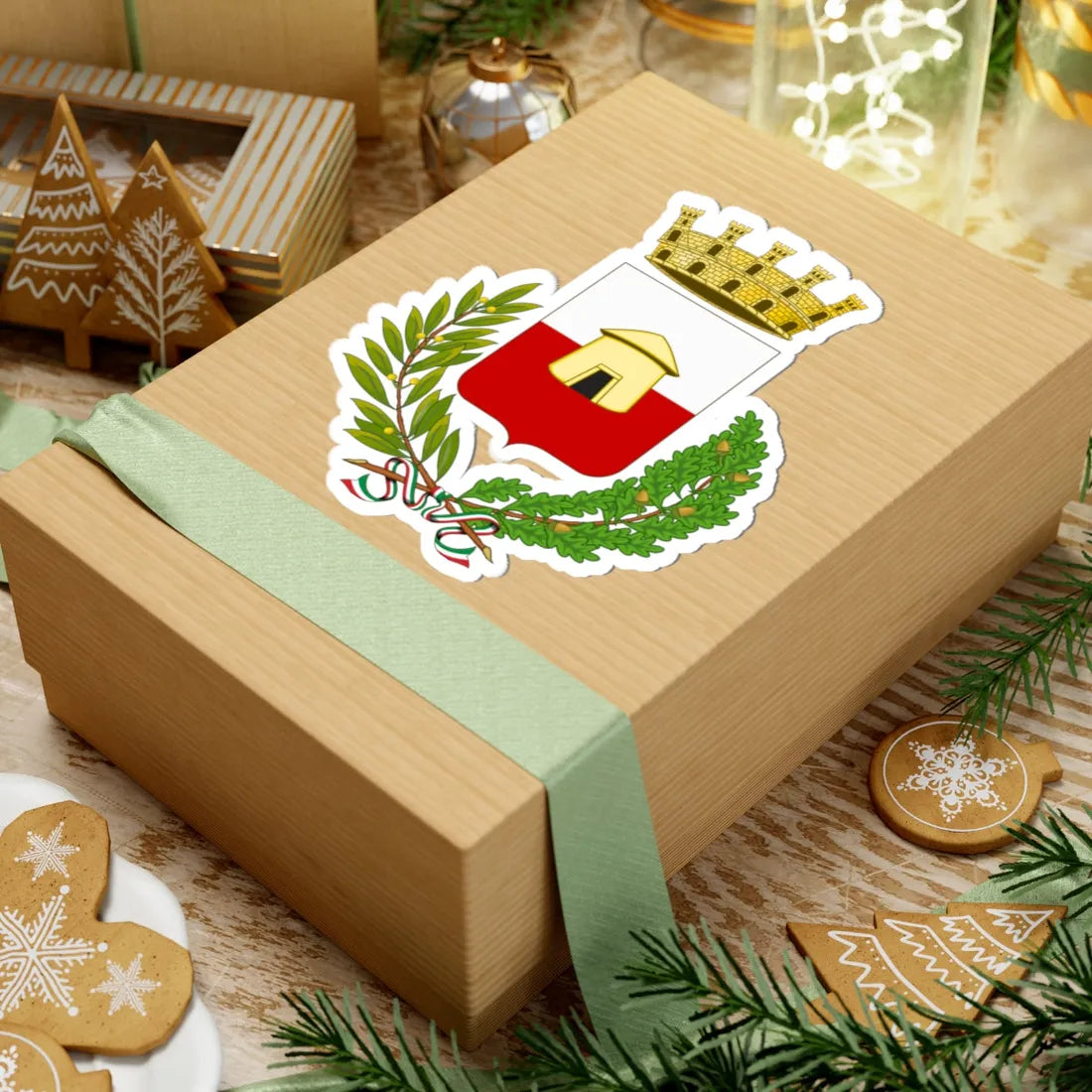 Capannori-Stemma (Italy) (Coat of Arms) STICKER Vinyl Kiss-Cut Decal - The Sticker Space