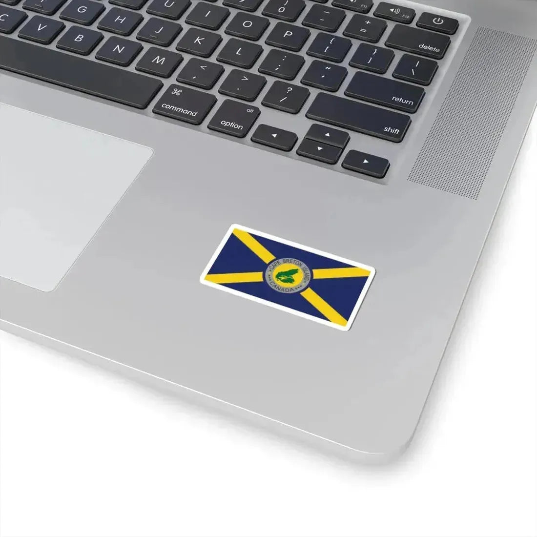 Cape Breton Island Flag Original Blue Flag (Canada) STICKER Vinyl Kiss-Cut Decal - The Sticker Space
