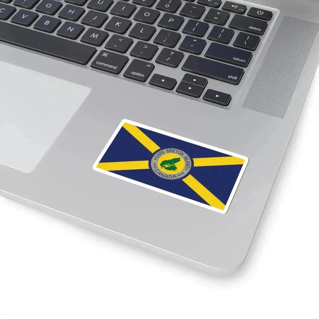 Cape Breton Island Flag Original Blue Flag (Canada) STICKER Vinyl Kiss-Cut Decal - The Sticker Space
