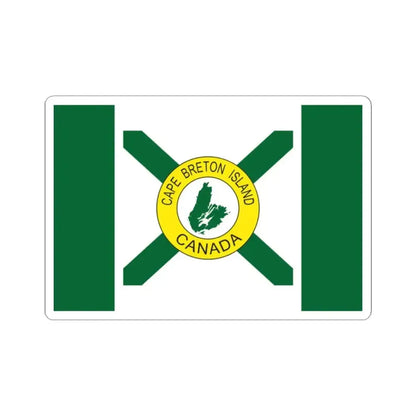 Cape Breton Island Flag Popular (Canada) STICKER Vinyl Kiss-Cut Decal 2 Inch White - The Sticker Space