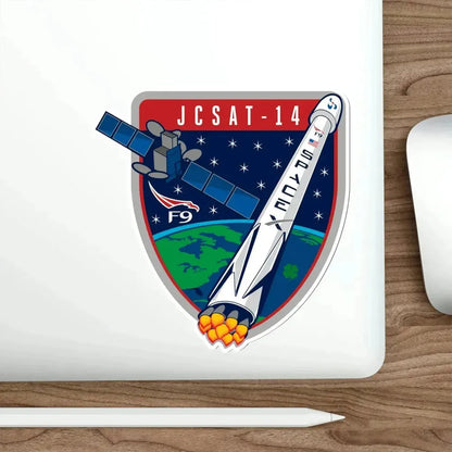 Cape Canaveral Air Force Station Space Launch Complex 40 JCSAT-2B Falcon 9 (SpaceX) STICKER Vinyl Die-Cut Decal - The Sticker Space