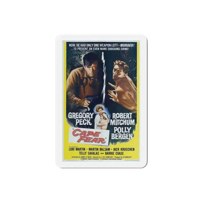 Cape Fear 1962 Movie Poster Refrigerator Magnet 2 Inch - The Sticker Space