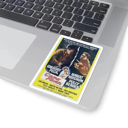 Cape Fear 1962 Movie Poster - STICKER Vinyl Kiss-Cut Decal - The Sticker Space