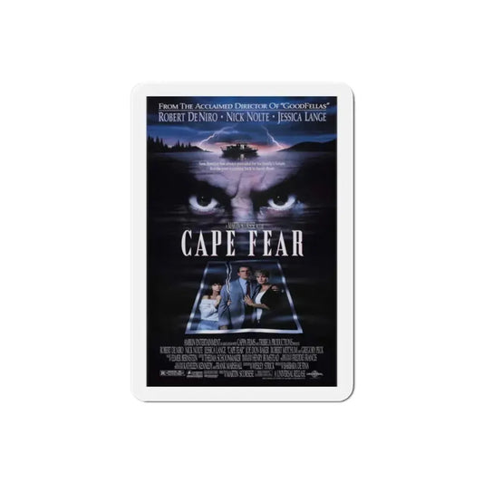 Cape Fear 1991 Movie Poster Refrigerator Magnet 2 Inch - The Sticker Space