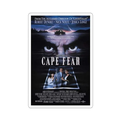 Cape Fear 1991 Movie Poster STICKER Vinyl Die-Cut Decal 4 Inch - The Sticker Space