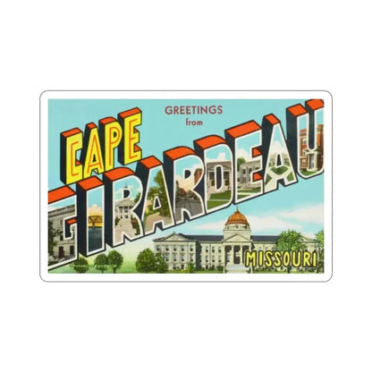 Cape Girardeau Missouri (Greeting Cards) STICKER Vinyl Die-Cut Decal - The Sticker Space