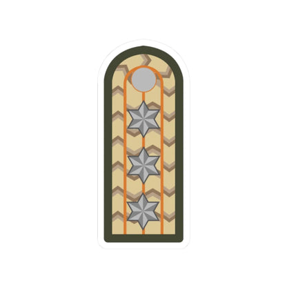 CapEBTraje (Bolivia) (Military Rank) STICKER Vinyl Kiss-Cut Decal 2 Inch White - The Sticker Space