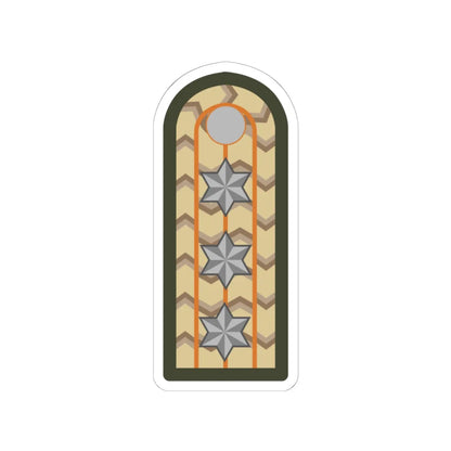 CapEBTraje (Bolivia) (Military Rank) STICKER Vinyl Kiss-Cut Decal 6 Inch White - The Sticker Space