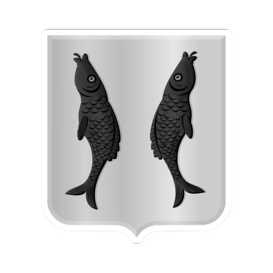 Capelle aan den IJssel wapen HRvA (Netherlands) (Coat of Arms) STICKER Vinyl Kiss-Cut Decal 2 Inch White - The Sticker Space