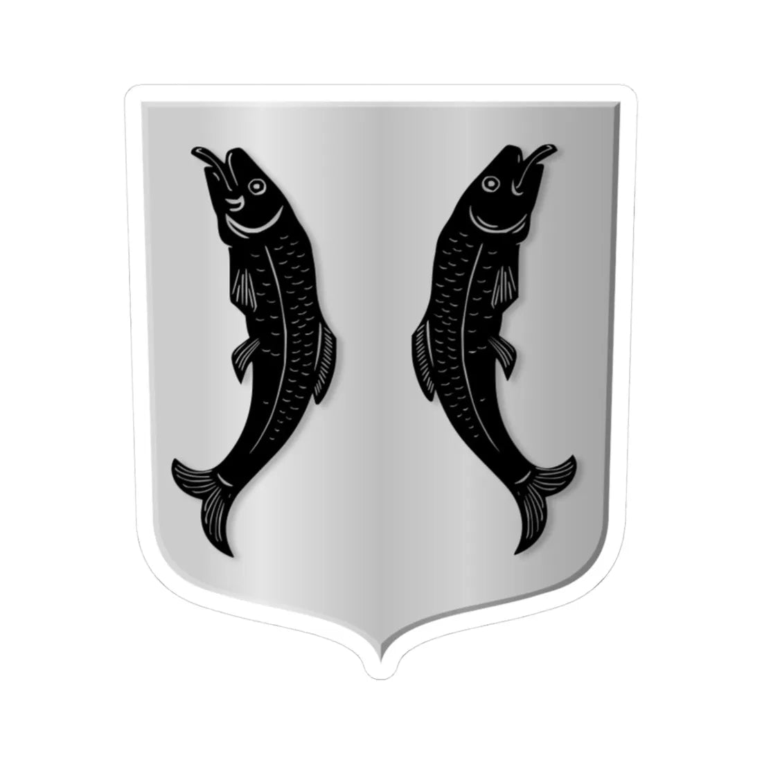 Capelle aan den IJssel wapen (Netherlands) (Coat of Arms) STICKER Vinyl Kiss-Cut Decal 3 Inch White - The Sticker Space