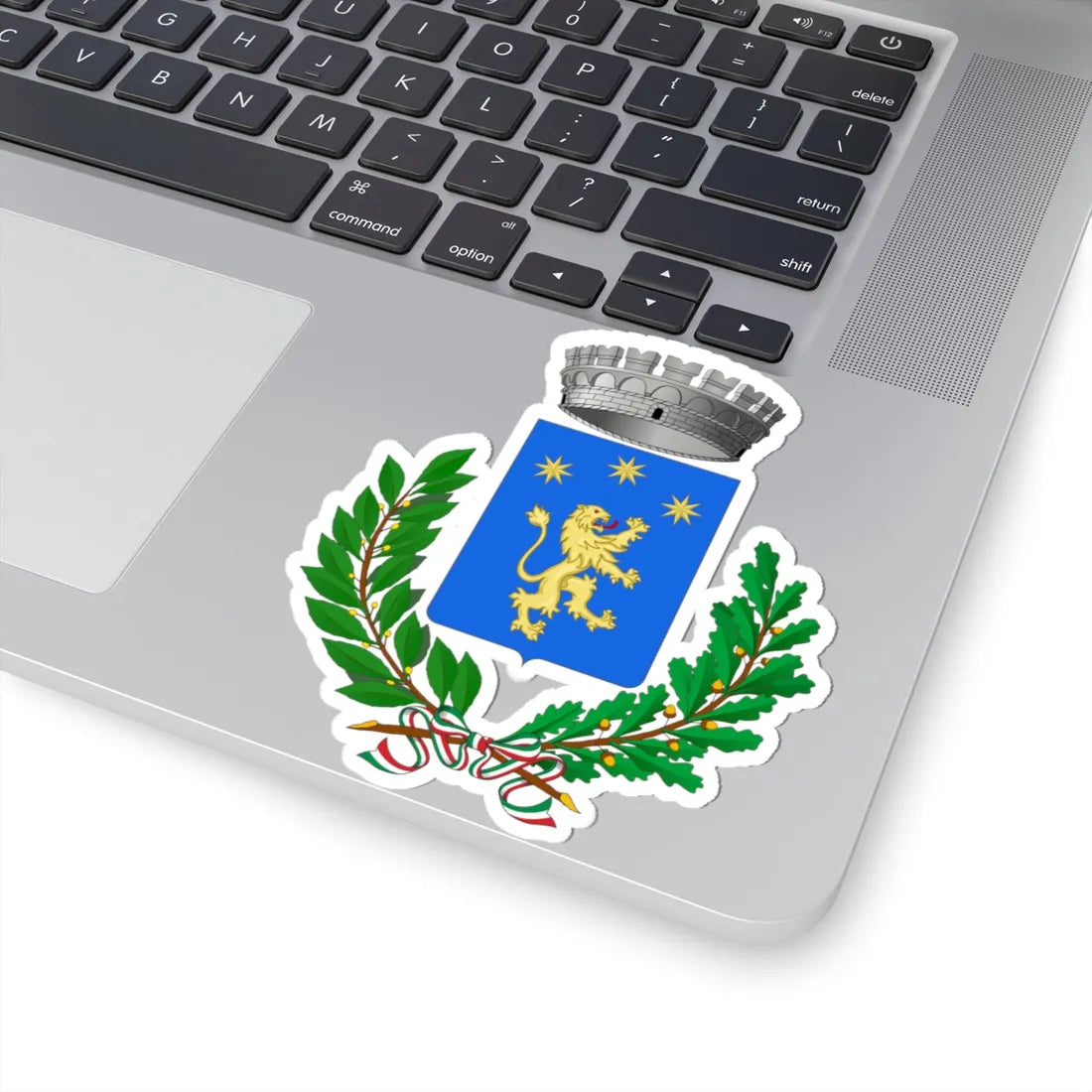 Capistrano-Stemma (Italy) (Coat of Arms) STICKER Vinyl Kiss-Cut Decal - The Sticker Space