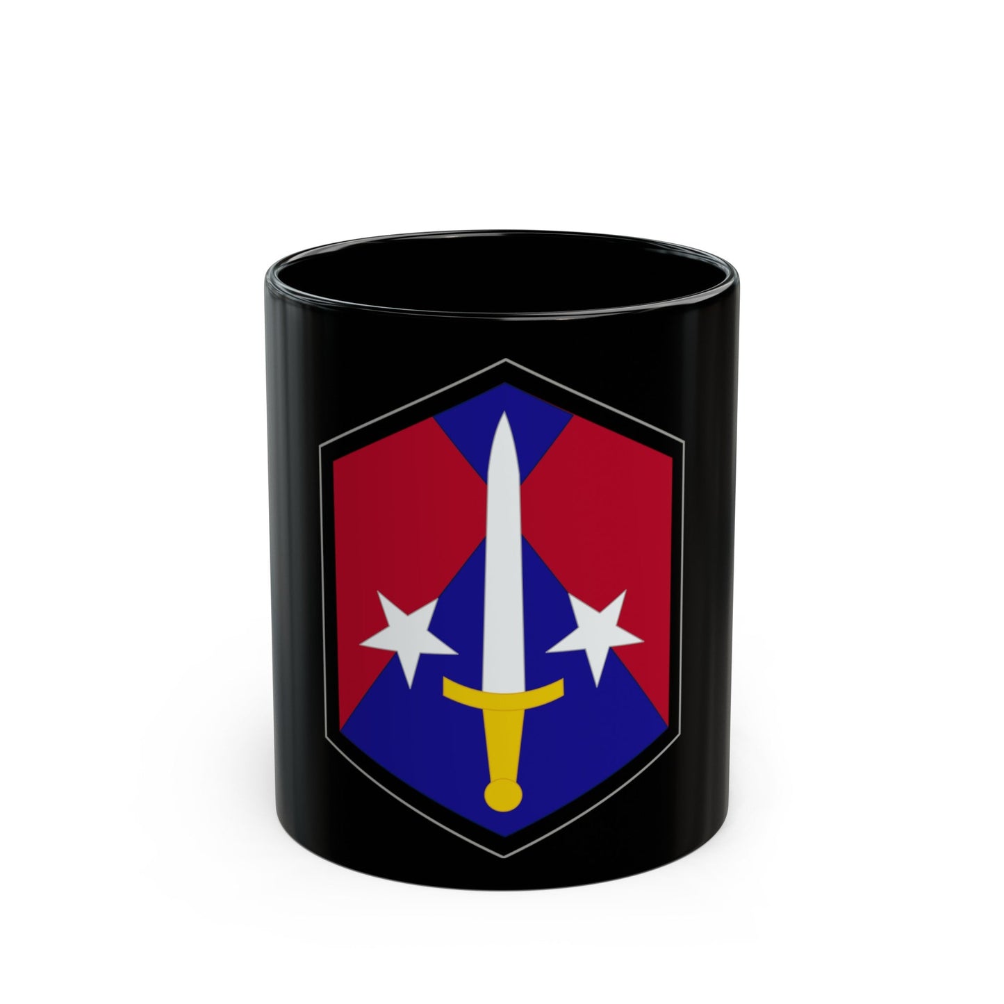 Capital Military Assistance Command (U.S. Army) Black Coffee Mug-11oz-The Sticker Space