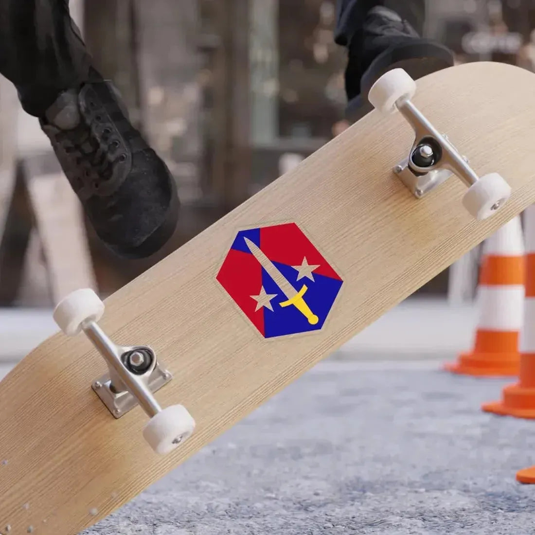 Capital Military Assistance Command (U.S. Army) REVERSE PRINT Transparent Die-Cut STICKER - The Sticker Space