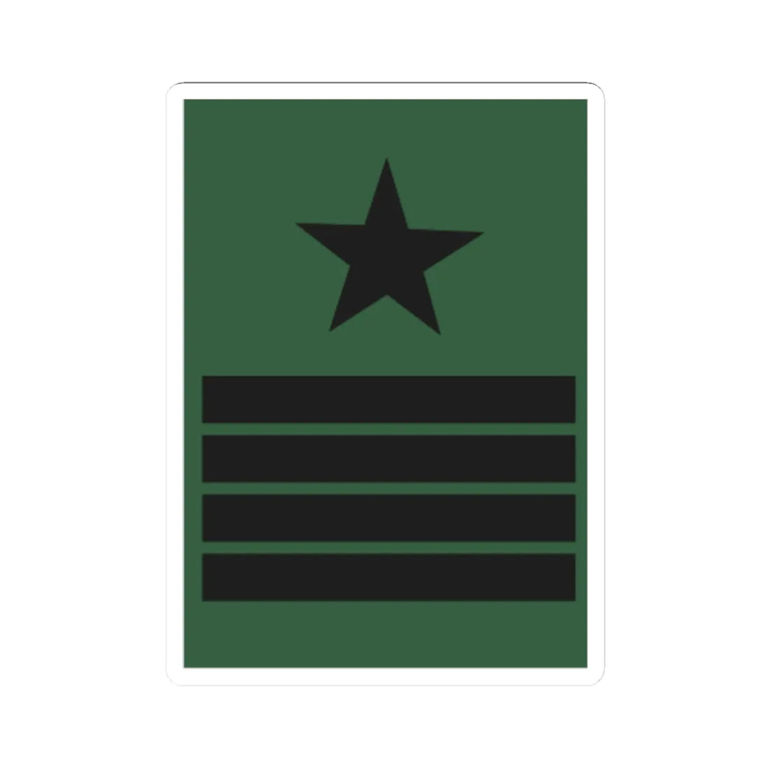 CapNavAB Faena (Bolivia) (Military Rank) STICKER Vinyl Kiss-Cut Decal 4 Inch White - The Sticker Space