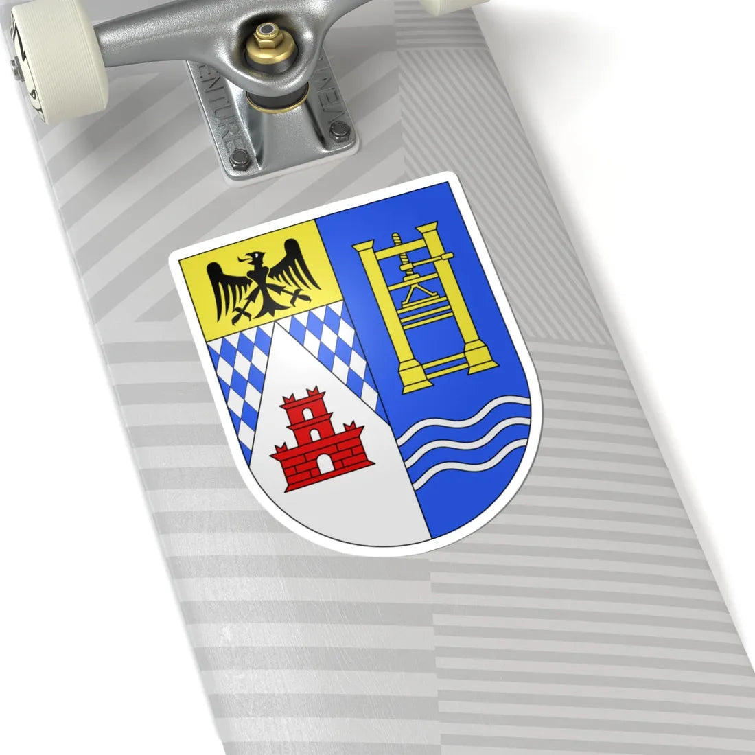 Capolago-coat of arms (Switzerland) (Coat of Arms) STICKER Vinyl Kiss-Cut Decal - The Sticker Space