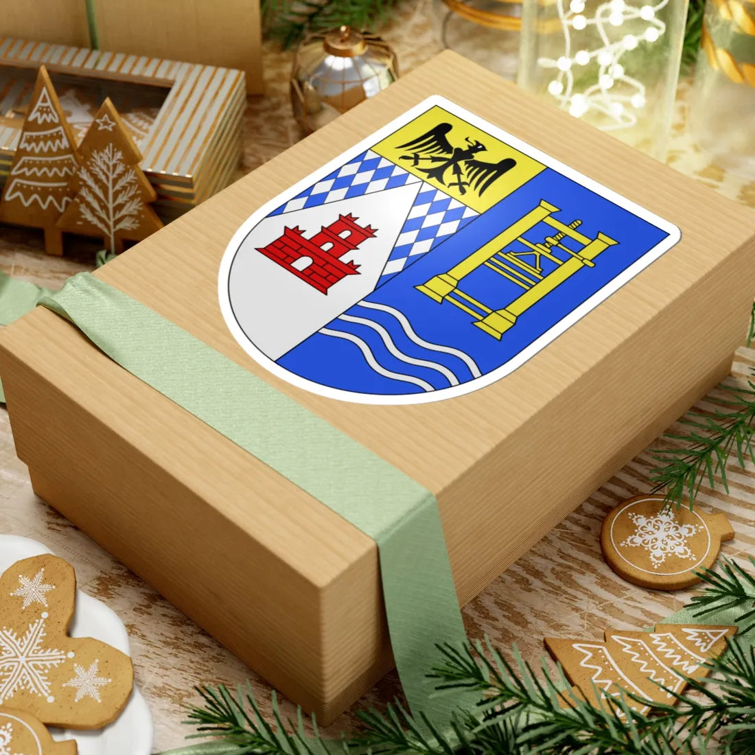 Capolago-coat of arms (Switzerland) (Coat of Arms) STICKER Vinyl Kiss-Cut Decal - The Sticker Space