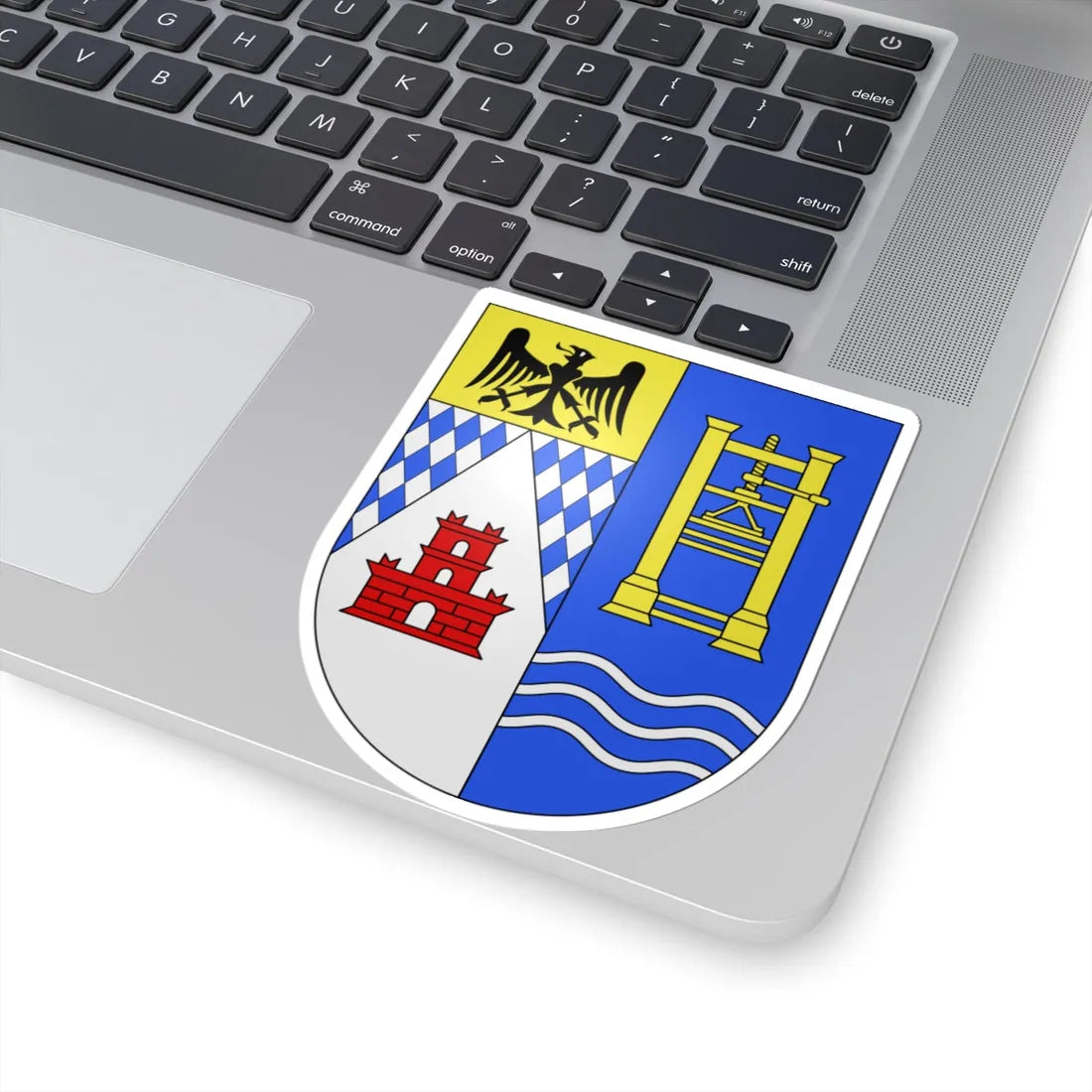 Capolago-coat of arms (Switzerland) (Coat of Arms) STICKER Vinyl Kiss-Cut Decal - The Sticker Space
