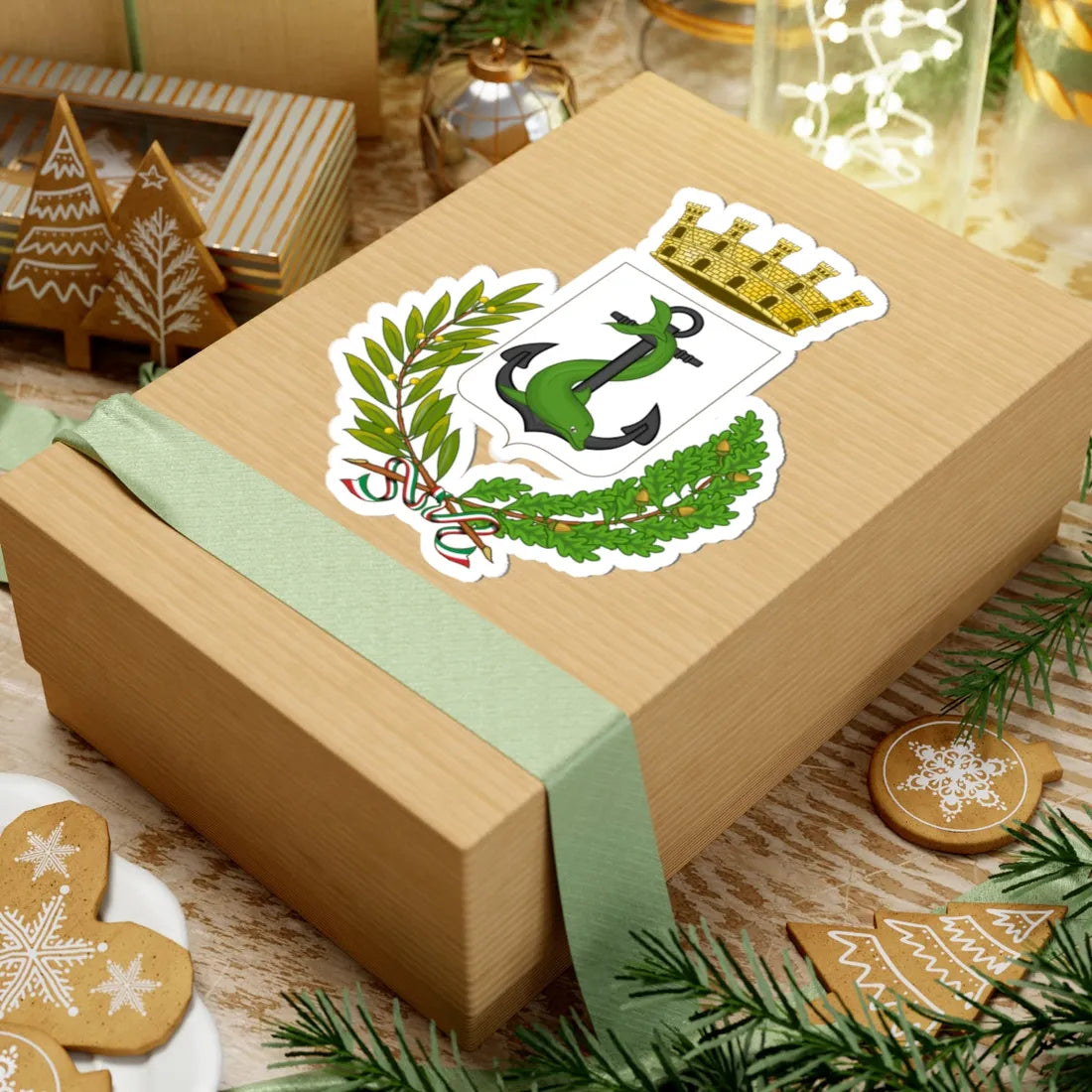 Capoliveri-Stemma (Italy) (Coat of Arms) STICKER Vinyl Kiss-Cut Decal - The Sticker Space