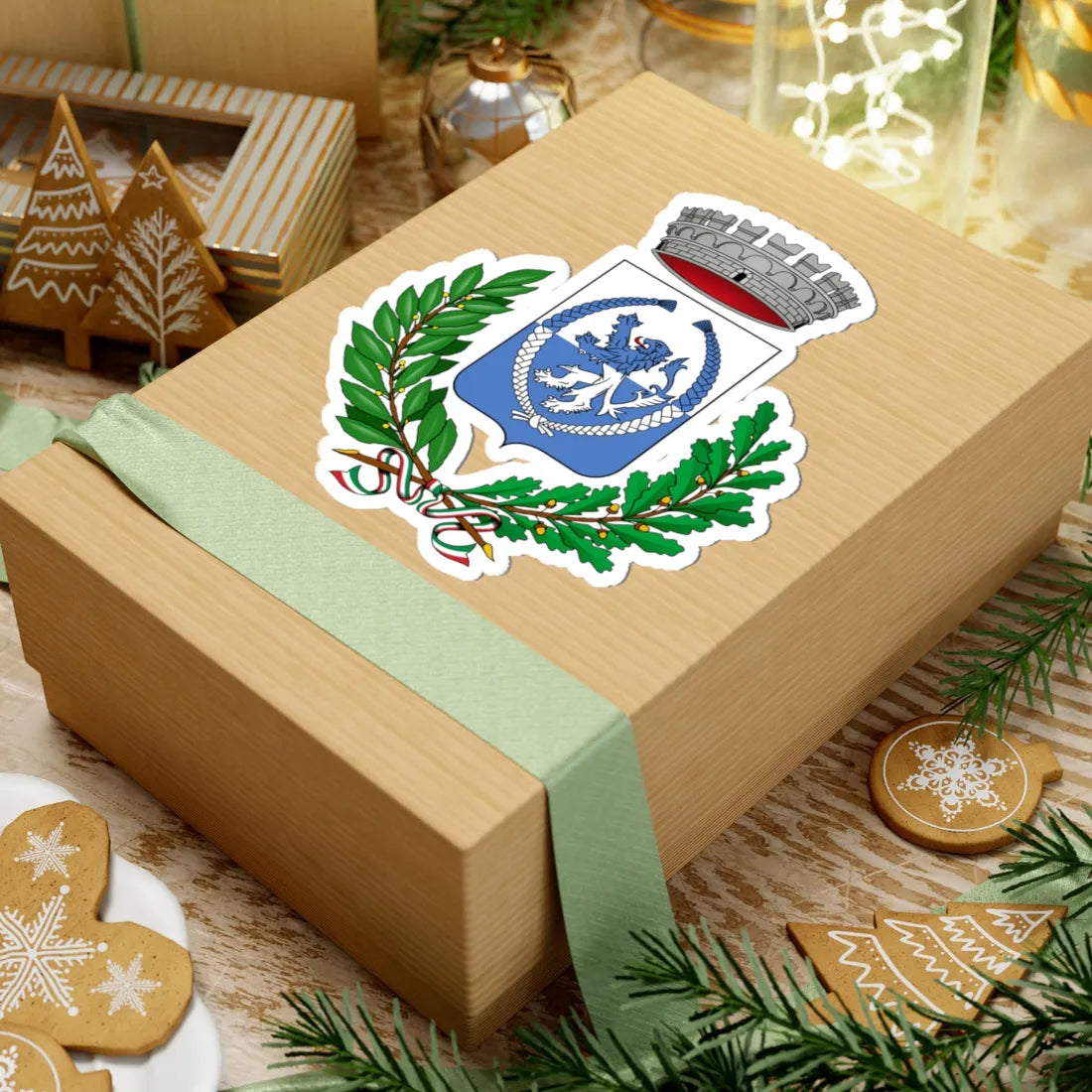 Caponago-Stemma (Italy) (Coat of Arms) STICKER Vinyl Kiss-Cut Decal - The Sticker Space