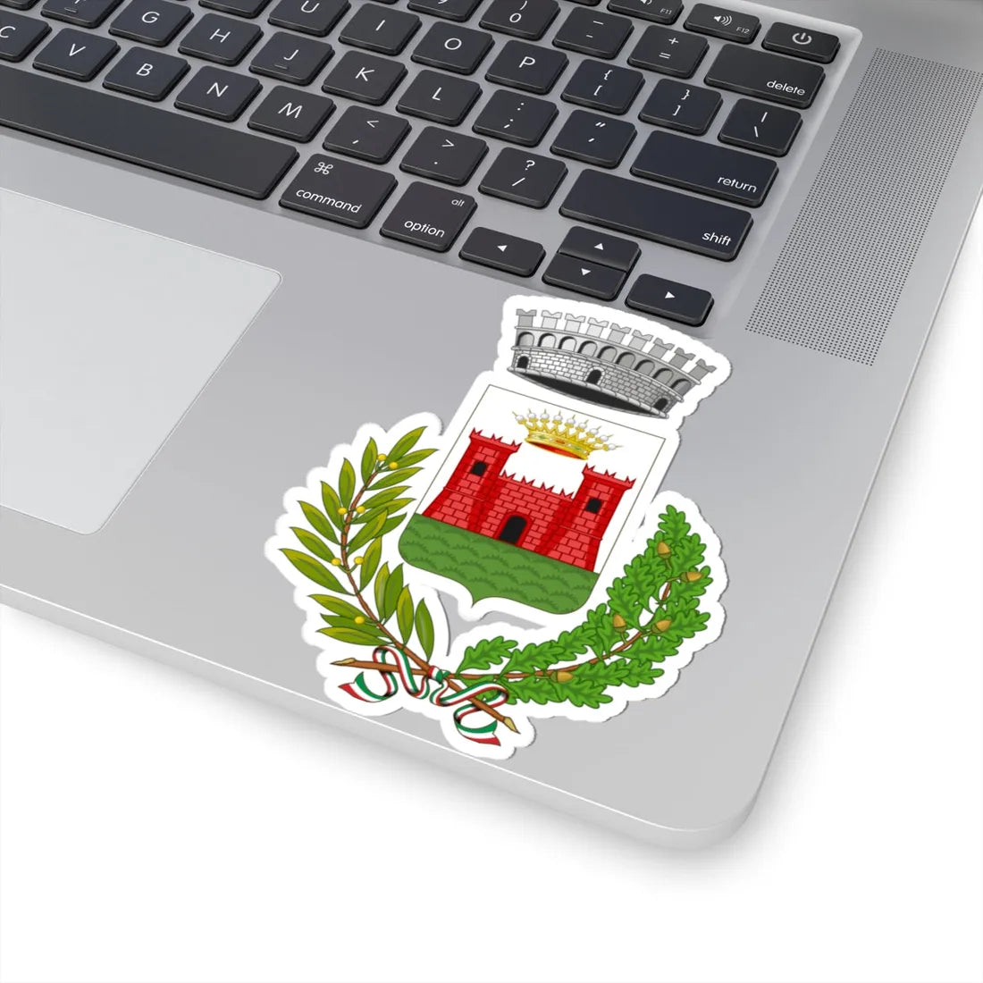 Capoterra-Stemma (Italy) (Coat of Arms) STICKER Vinyl Kiss-Cut Decal - The Sticker Space