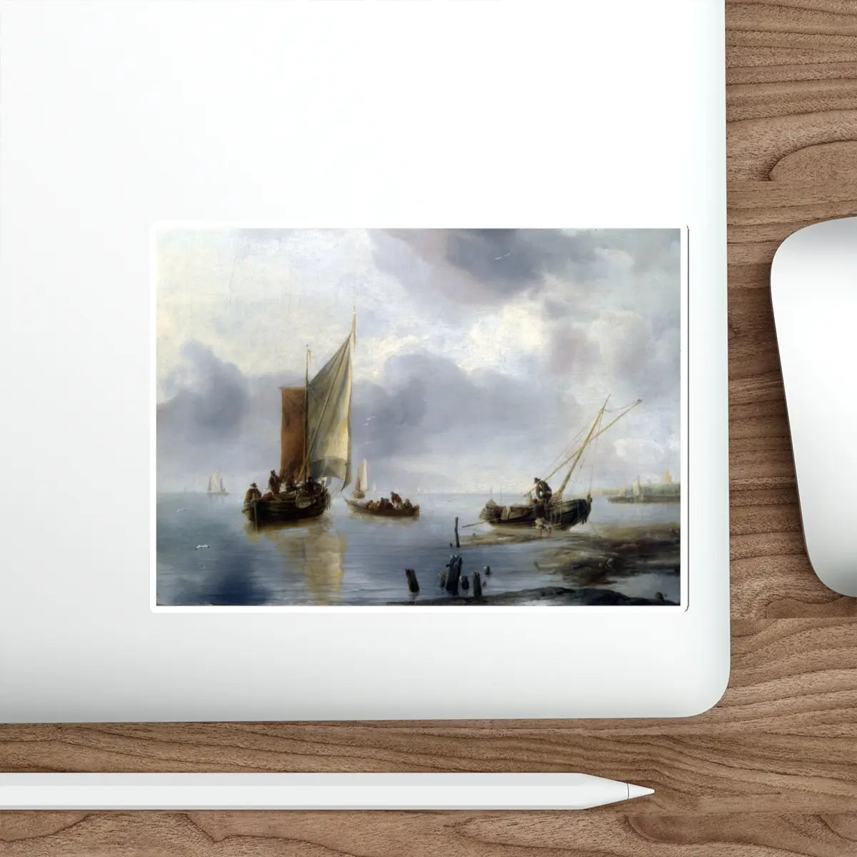 SKU:11864752289408973225 Sticker types:White Shape:Die-Cut Sizes:6" × 6"