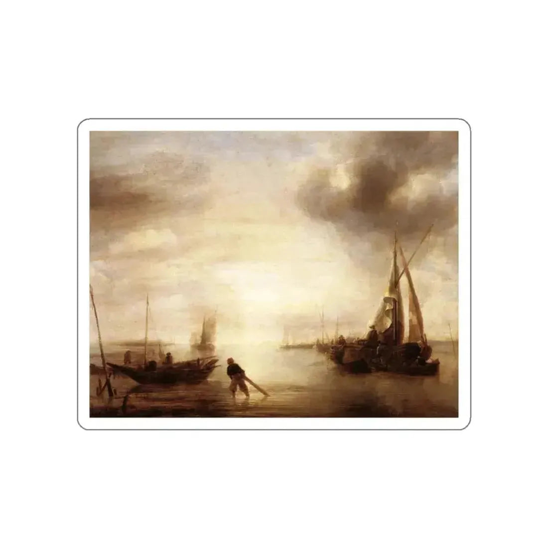 CAPPELLE, Jan van de - Calm (Artwork) STICKER Vinyl Die-Cut Decal White Die-Cut 2 Inch - The Sticker Space