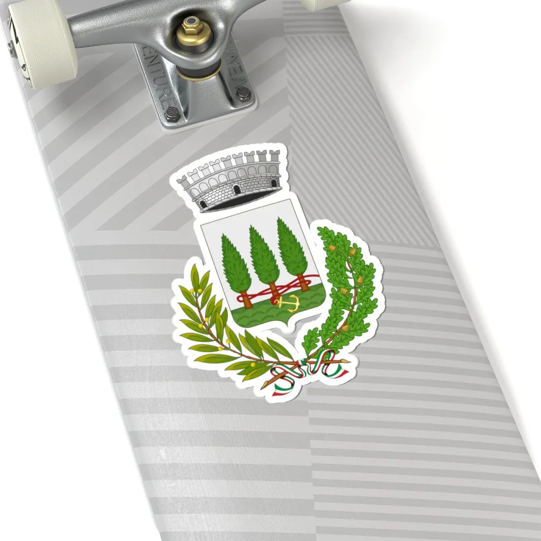 Capranica Prenestina-Stemma (Italy) (Coat of Arms) STICKER Vinyl Kiss-Cut Decal - The Sticker Space