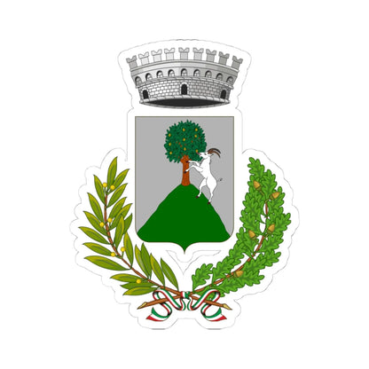 Caprauna-Stemma (Italy) (Coat of Arms) STICKER Vinyl Kiss-Cut Decal 4 Inch White - The Sticker Space