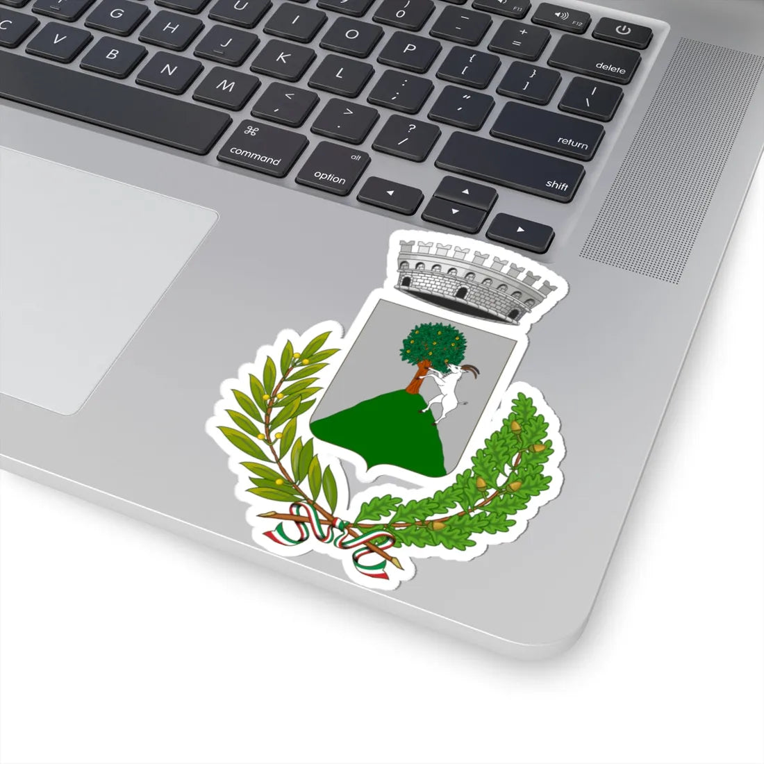 Caprauna-Stemma (Italy) (Coat of Arms) STICKER Vinyl Kiss-Cut Decal - The Sticker Space