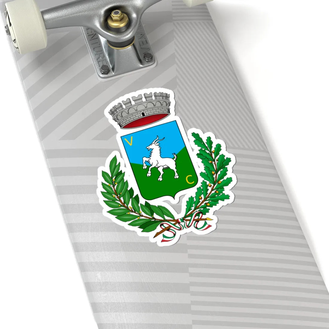 Caprezzo-Stemma (Italy) (Coat of Arms) STICKER Vinyl Kiss-Cut Decal - The Sticker Space