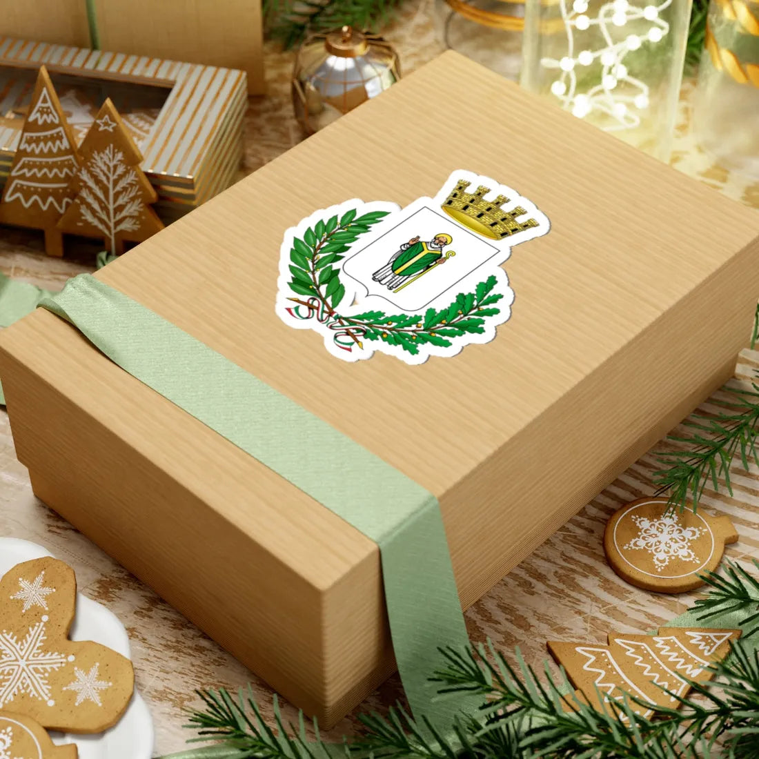 Capri-Stemma (Italy) (Coat of Arms) STICKER Vinyl Kiss-Cut Decal - The Sticker Space