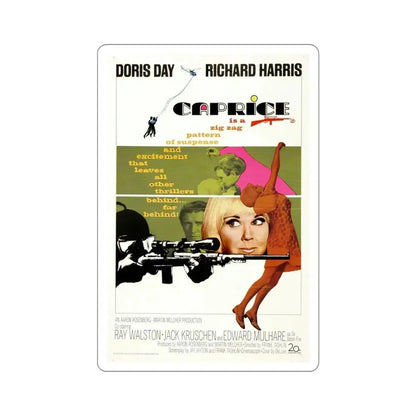 Caprice 1967 Movie Poster STICKER Vinyl Die-Cut Decal 6 Inch - The Sticker Space