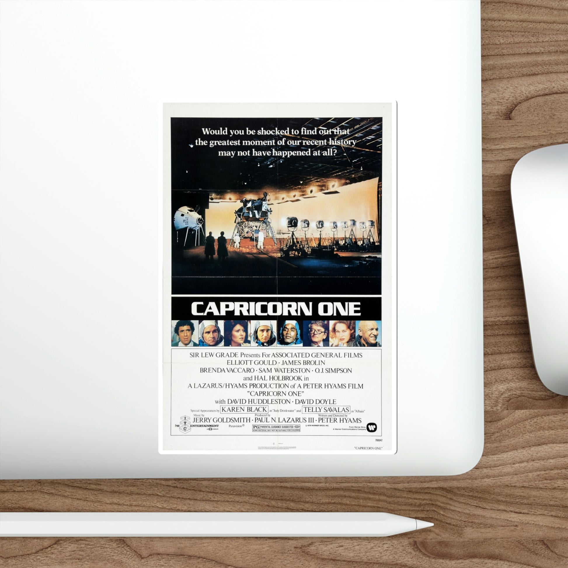 Capricorn One 1978 Movie Poster STICKER Vinyl Die-Cut Decal-The Sticker Space