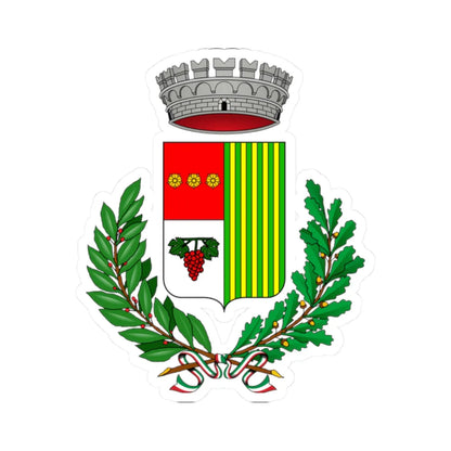 Capriglio-Stemma (Italy) (Coat of Arms) STICKER Vinyl Kiss-Cut Decal 2 Inch White - The Sticker Space