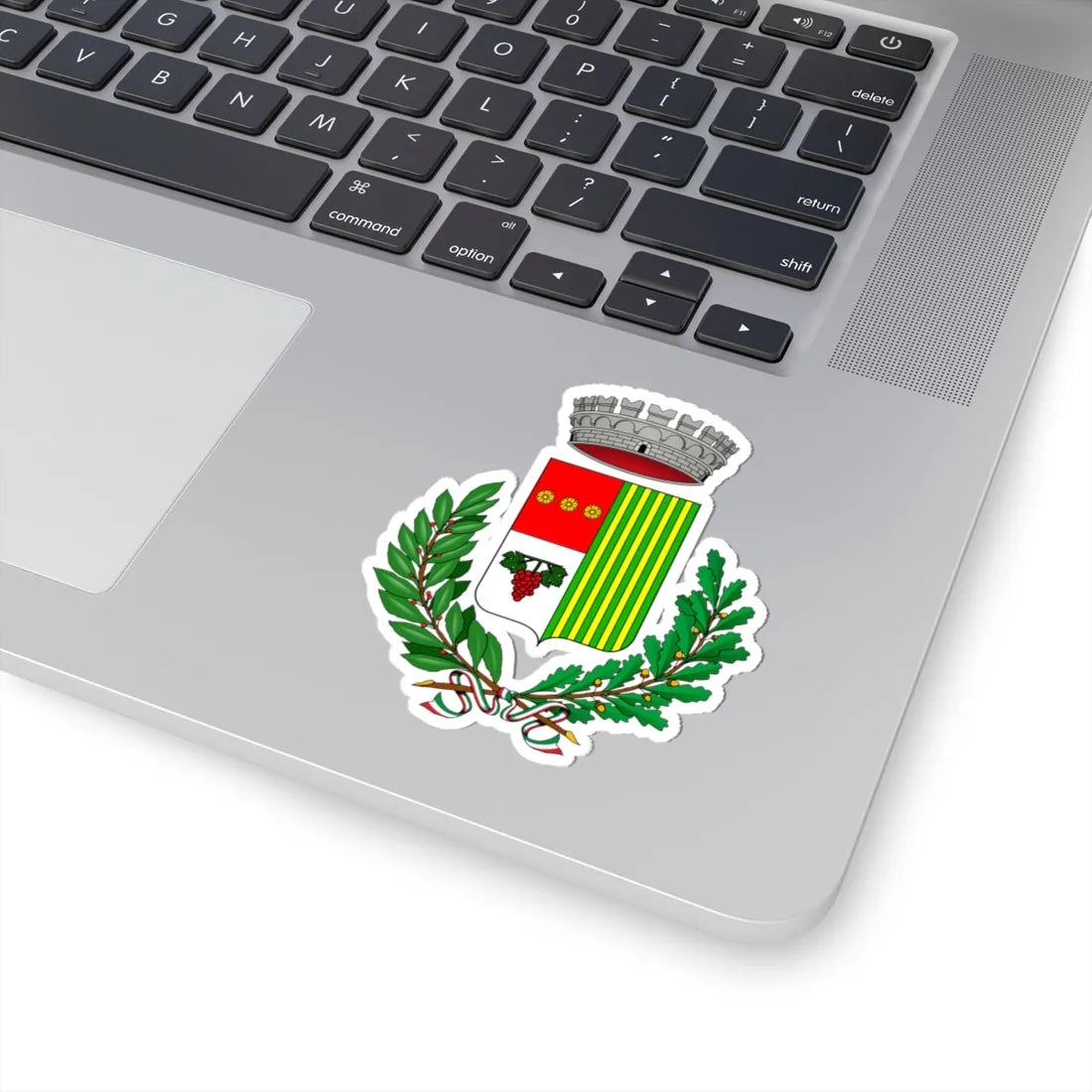 Capriglio-Stemma (Italy) (Coat of Arms) STICKER Vinyl Kiss-Cut Decal - The Sticker Space