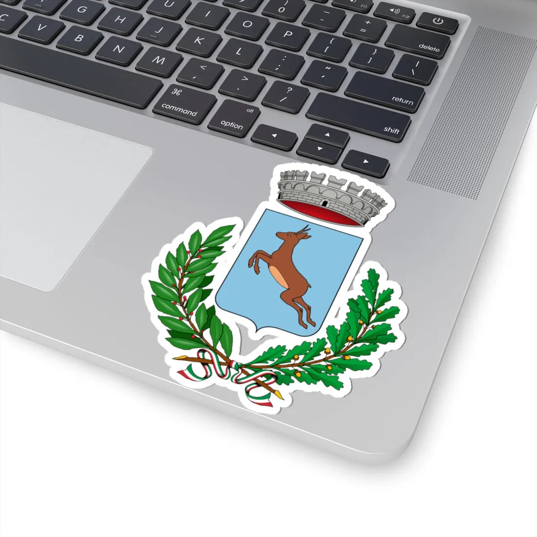 Capriolo Italia-Stemma (Italy) (Coat of Arms) STICKER Vinyl Kiss-Cut Decal - The Sticker Space