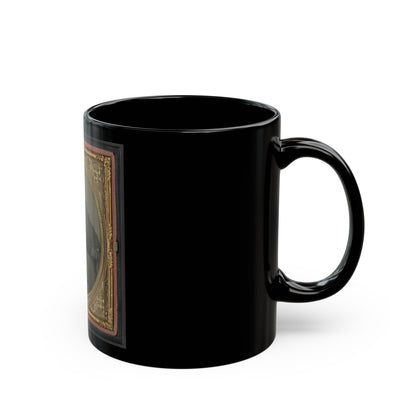 Captain Alexander Dixon Payne Of Co. H, 4th Virginia Cavalry Regiment, With Sword (U.S. Civil War) Black Coffee Mug