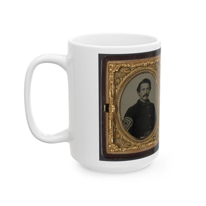 Captain Ferdinand F. Boltz Of Co. S, 12th Indiana Infantry Regiment, And Co. F, 88th Indiana Infantry Regiment And Siddie Boltz (U.S. Civil War) White Coffee Mug