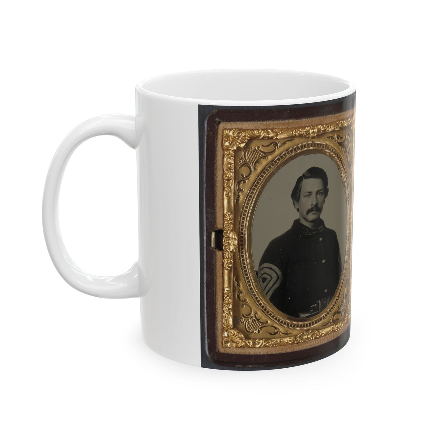 Captain Ferdinand F. Boltz Of Co. S, 12th Indiana Infantry Regiment, And Co. F, 88th Indiana Infantry Regiment And Siddie Boltz (U.S. Civil War) White Coffee Mug