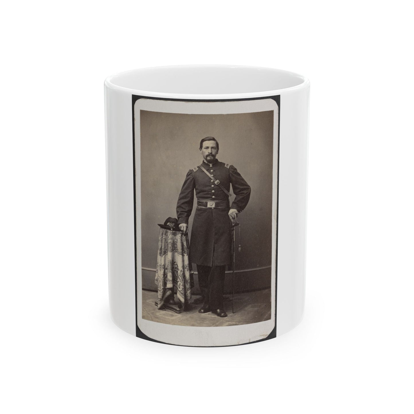 Captain Ferdinand F. Boltz Of Co. S, 12th Indiana Infantry Regiment, And Co. F, 88th Indiana Infantry Regiment (U.S. Civil War) White Coffee Mug