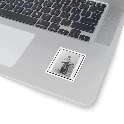 Captain Hubert Anton Casimir Dilger, Union Officer, Full-Length Portrait, Standing, Facing Front (U.S. Civil War) STICKER Vinyl Kiss-Cut Decal - The Sticker Space